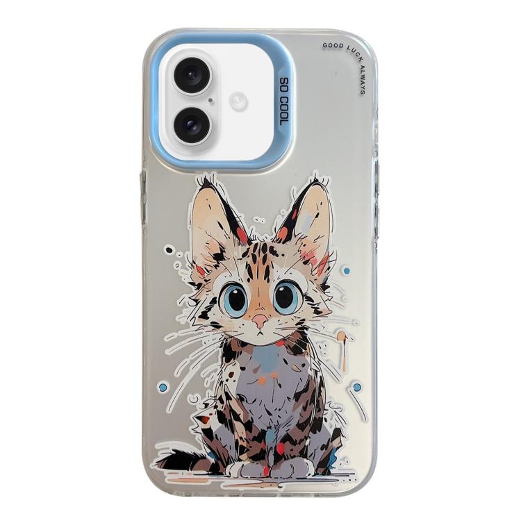 Animal Pattern Oil Painting Series PC + TPU Phone Case, For iPhone 17 Pro Max, For iPhone 17 Pro, For iPhone 17