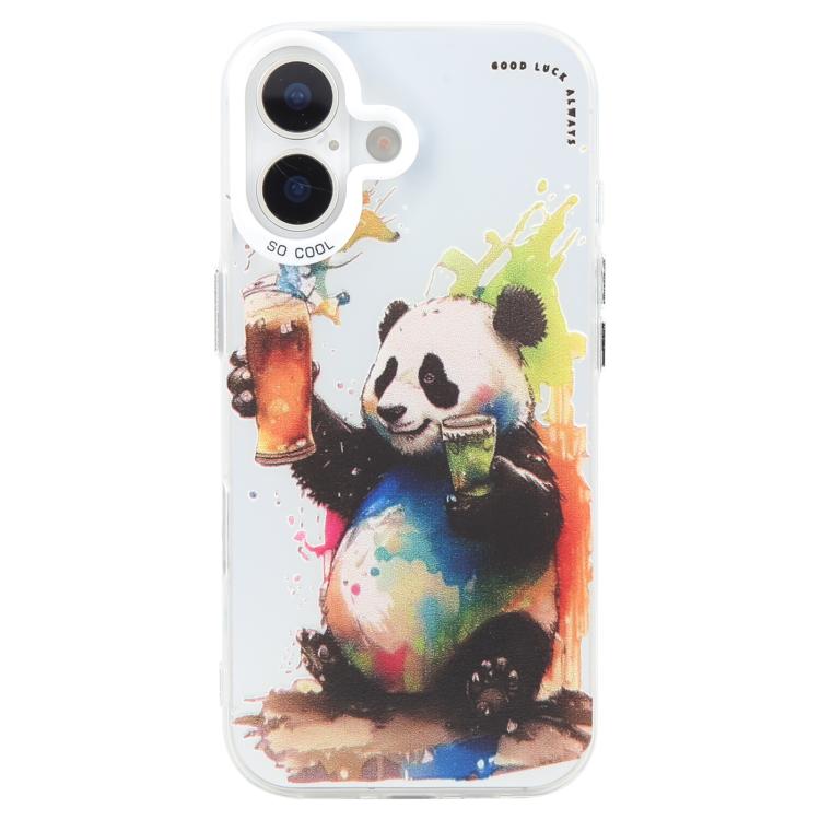 Animal Pattern Oil Painting Series PC + TPU Phone Case, For iPhone 17, For iPhone Air, For iPhone 16 Pro Max