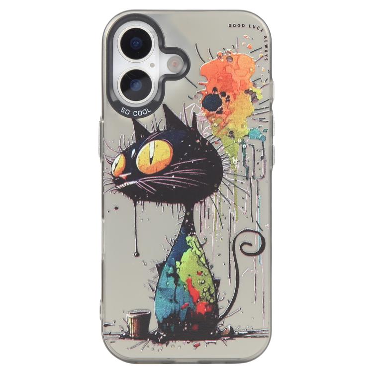 Animal Pattern Oil Painting Series PC + TPU Phone Case, For iPhone 17, For iPhone Air, For iPhone 16 Pro Max