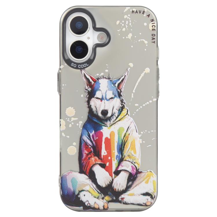 Animal Pattern Oil Painting Series PC + TPU Phone Case, For iPhone 17, For iPhone Air, For iPhone 16 Pro Max
