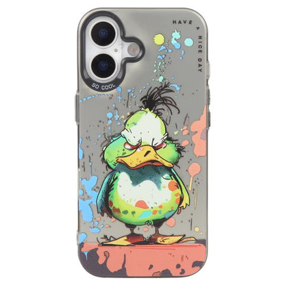 Animal Pattern Oil Painting Series PC + TPU Phone Case, For iPhone 17, For iPhone Air, For iPhone 16 Pro Max