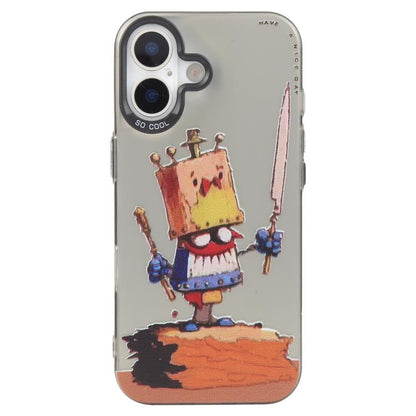 Animal Pattern Oil Painting Series PC + TPU Phone Case, For iPhone 17, For iPhone Air, For iPhone 16 Pro Max