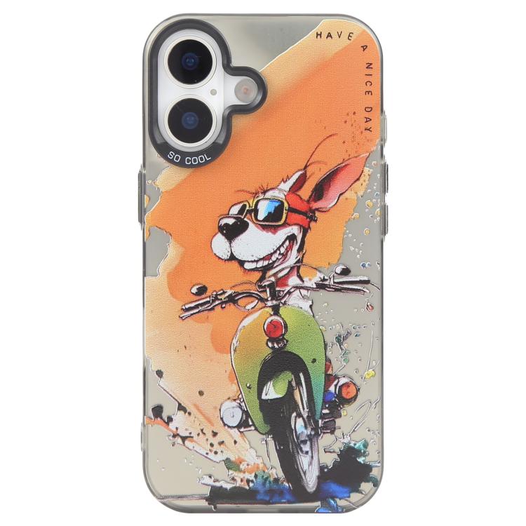Animal Pattern Oil Painting Series PC + TPU Phone Case, For iPhone 17, For iPhone Air, For iPhone 16 Pro Max