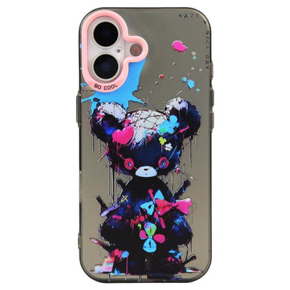 Animal Pattern Oil Painting Series PC + TPU Phone Case, For iPhone 17, For iPhone Air, For iPhone 16 Pro Max