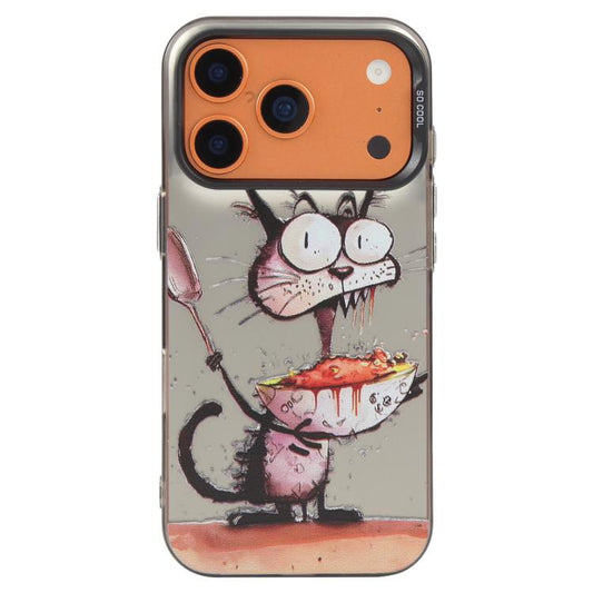 Animal Pattern Oil Painting Series PC + TPU Phone Case, For iPhone 18 Pro / 17 Pro, For iPhone 18 Pro Max/17 Pro Max, For iPhone 17e / 16e