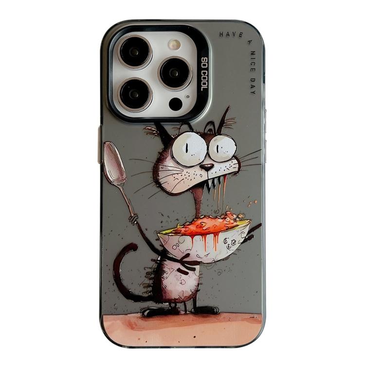 Animal Pattern Oil Painting Series PC + TPU Phone Case, For iPhone 17 Pro Max, For iPhone 17 Pro, For iPhone 17