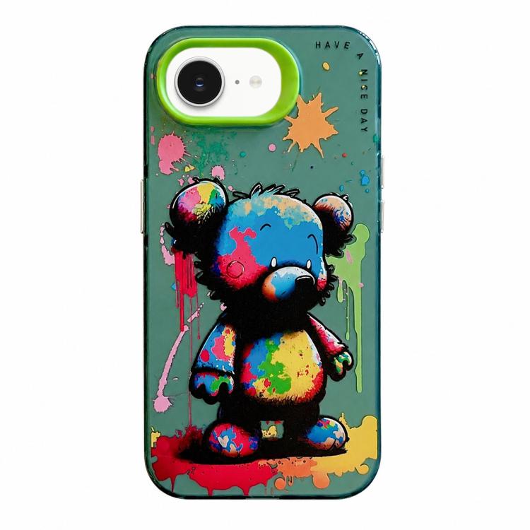 Animal Pattern Oil Painting Series PC + TPU Phone Case, For iPhone 17e / 16e, For iPhone 17 Pro Max, For iPhone 17 Pro