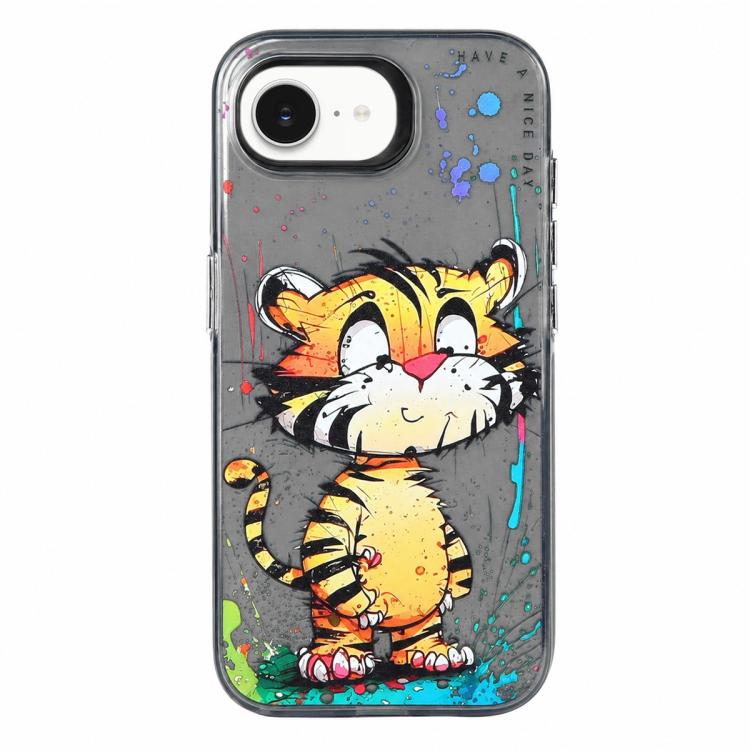 Animal Pattern Oil Painting Series PC + TPU Phone Case, For iPhone 17e / 16e, For iPhone 17 Pro Max, For iPhone 17 Pro