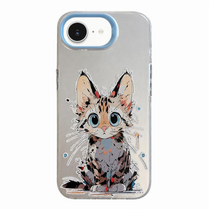Animal Pattern Oil Painting Series PC + TPU Phone Case, For iPhone 17e / 16e, For iPhone 17 Pro Max, For iPhone 17 Pro