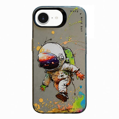 Animal Pattern Oil Painting Series PC + TPU Phone Case, For iPhone 17e / 16e, For iPhone 17 Pro Max, For iPhone 17 Pro