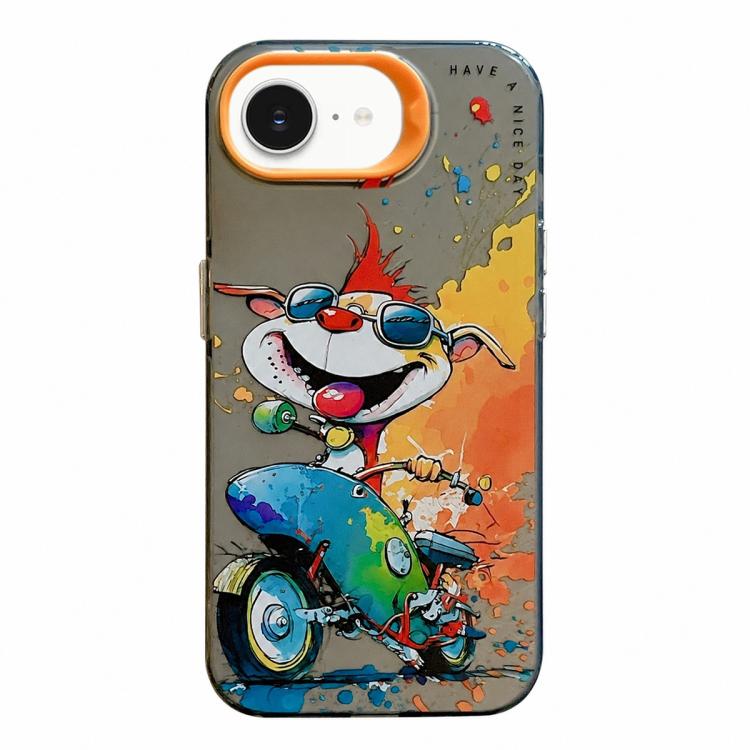 Animal Pattern Oil Painting Series PC + TPU Phone Case, For iPhone 17e / 16e, For iPhone 17 Pro Max, For iPhone 17 Pro