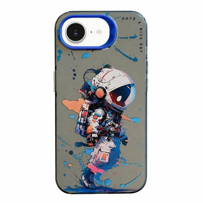 Animal Pattern Oil Painting Series PC + TPU Phone Case, For iPhone 17e / 16e, For iPhone 17 Pro Max, For iPhone 17 Pro