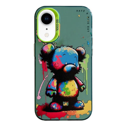 Coque de téléphone PC + TPU motif animal, pour iPhone XR, pour iPhone XS Max, pour iPhone 7 Plus / 8 Plus