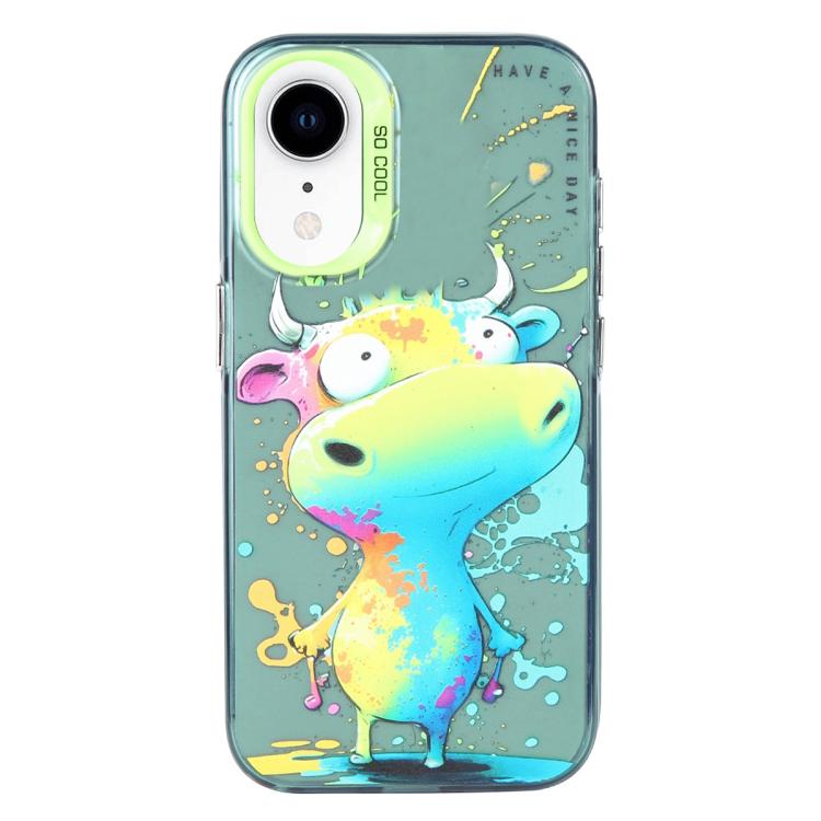 Coque de téléphone PC + TPU motif animal, pour iPhone XR, pour iPhone XS Max, pour iPhone 7 Plus / 8 Plus