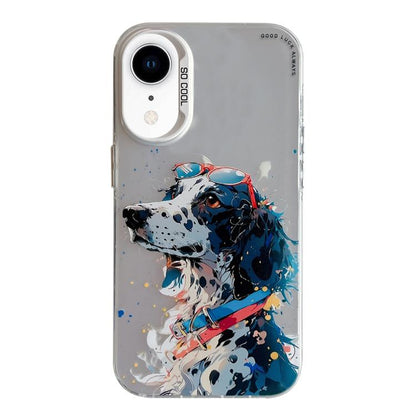 Coque de téléphone PC + TPU motif animal, pour iPhone XR, pour iPhone XS Max, pour iPhone 7 Plus / 8 Plus