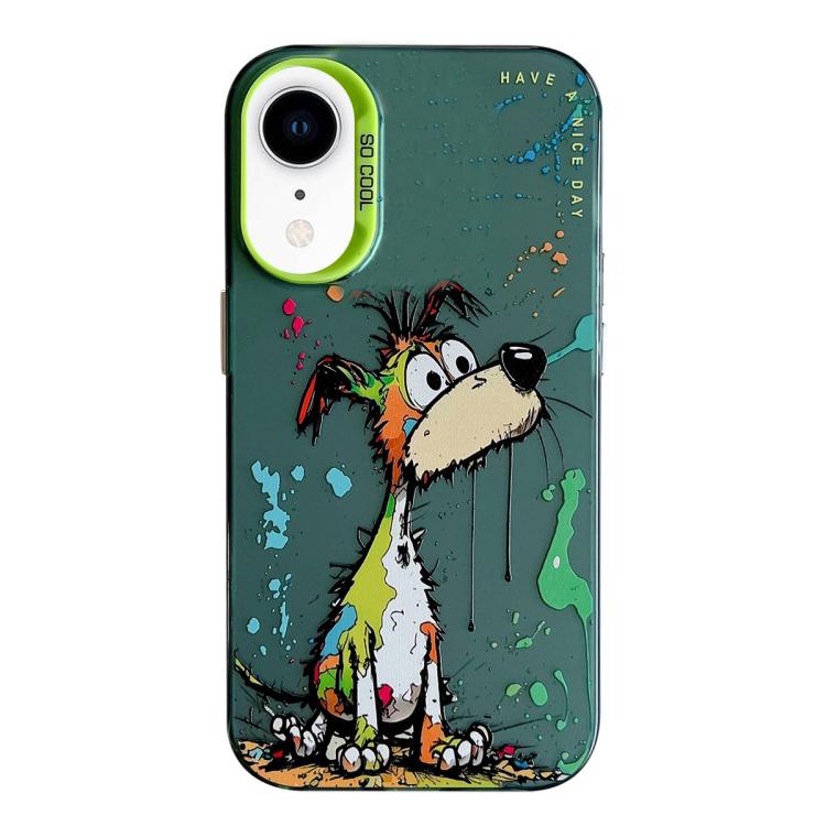Coque de téléphone PC + TPU motif animal, pour iPhone XR, pour iPhone XS Max, pour iPhone 7 Plus / 8 Plus