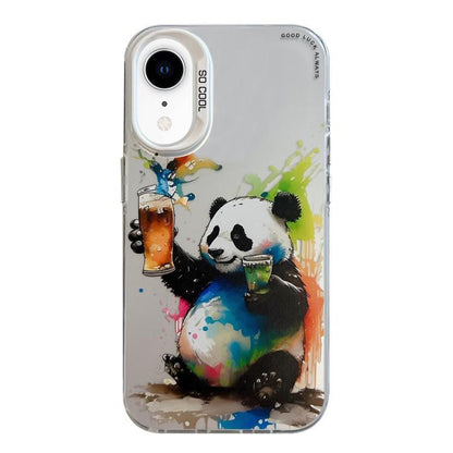 Coque de téléphone PC + TPU motif animal, pour iPhone XR, pour iPhone XS Max, pour iPhone 7 Plus / 8 Plus
