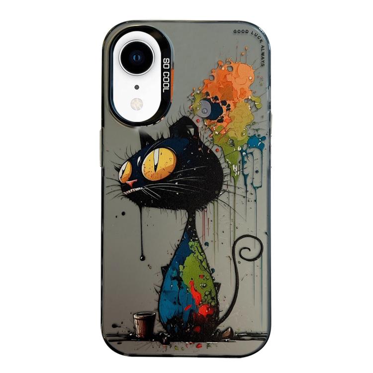 Coque de téléphone PC + TPU motif animal, pour iPhone XR, pour iPhone XS Max, pour iPhone 7 Plus / 8 Plus