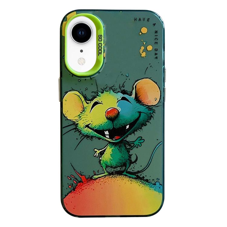 Coque de téléphone PC + TPU motif animal, pour iPhone XR, pour iPhone XS Max, pour iPhone 7 Plus / 8 Plus