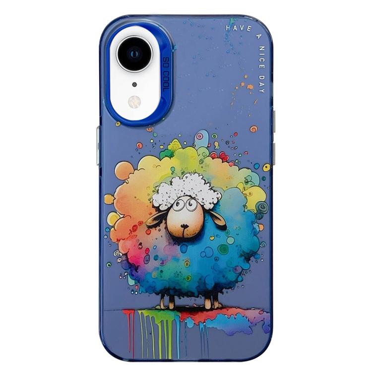 Coque de téléphone PC + TPU motif animal, pour iPhone XR, pour iPhone XS Max, pour iPhone 7 Plus / 8 Plus