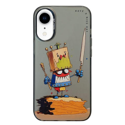 Coque de téléphone PC + TPU motif animal, pour iPhone XR, pour iPhone XS Max, pour iPhone 7 Plus / 8 Plus