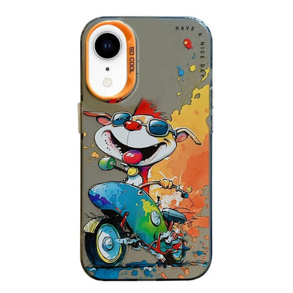 Coque de téléphone PC + TPU motif animal, pour iPhone XR, pour iPhone XS Max, pour iPhone 7 Plus / 8 Plus