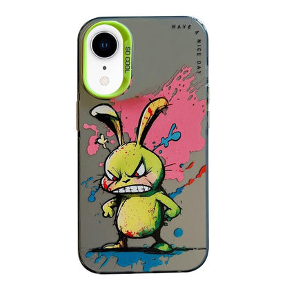 Coque de téléphone PC + TPU motif animal, pour iPhone XR, pour iPhone XS Max, pour iPhone 7 Plus / 8 Plus