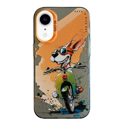 Coque de téléphone PC + TPU motif animal, pour iPhone XR, pour iPhone XS Max, pour iPhone 7 Plus / 8 Plus