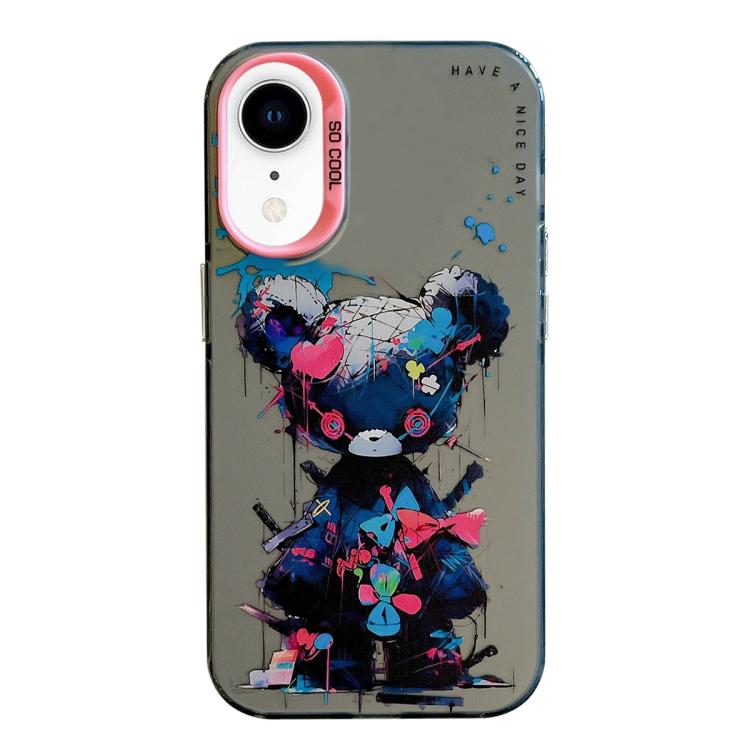 Coque de téléphone PC + TPU motif animal, pour iPhone XR, pour iPhone XS Max, pour iPhone 7 Plus / 8 Plus