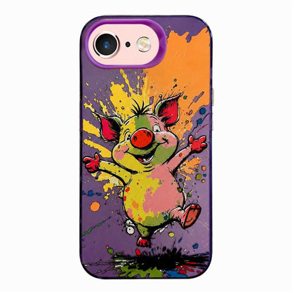Animal Pattern Oil Painting Series PC + TPU Phone Case, For iPhone 6s Plus / 6 Plus, For iPhone 6s / 6