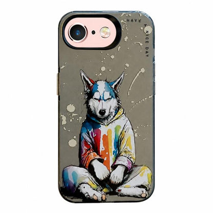 Animal Pattern Oil Painting Series PC + TPU Phone Case, For iPhone 6s Plus / 6 Plus, For iPhone 6s / 6