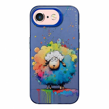 Animal Pattern Oil Painting Series PC + TPU Phone Case, For iPhone 6s Plus / 6 Plus, For iPhone 6s / 6