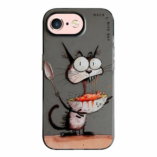 Animal Pattern Oil Painting Series PC + TPU Phone Case, For iPhone 6s Plus / 6 Plus, For iPhone 6s / 6