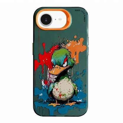 Animal Pattern Oil Painting Series PC + TPU Phone Case, For iPhone 14 Pro, For iPhone 14 Pro Max, For iPhone 7 / 8 / SE 2020