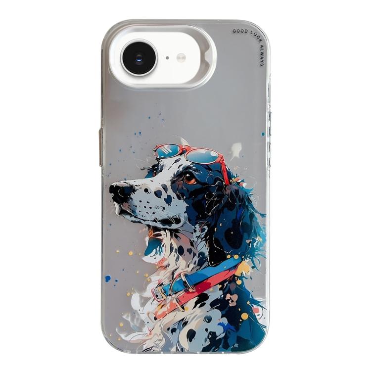 Animal Pattern Oil Painting Series PC + TPU Phone Case, For iPhone 14 Pro, For iPhone 14 Pro Max, For iPhone 7 / 8 / SE 2020