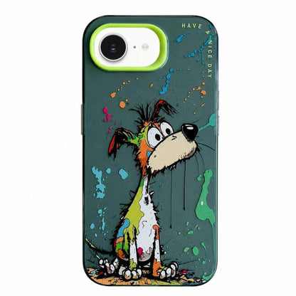 Animal Pattern Oil Painting Series PC + TPU Phone Case, For iPhone 14 Pro, For iPhone 14 Pro Max, For iPhone 7 / 8 / SE 2020