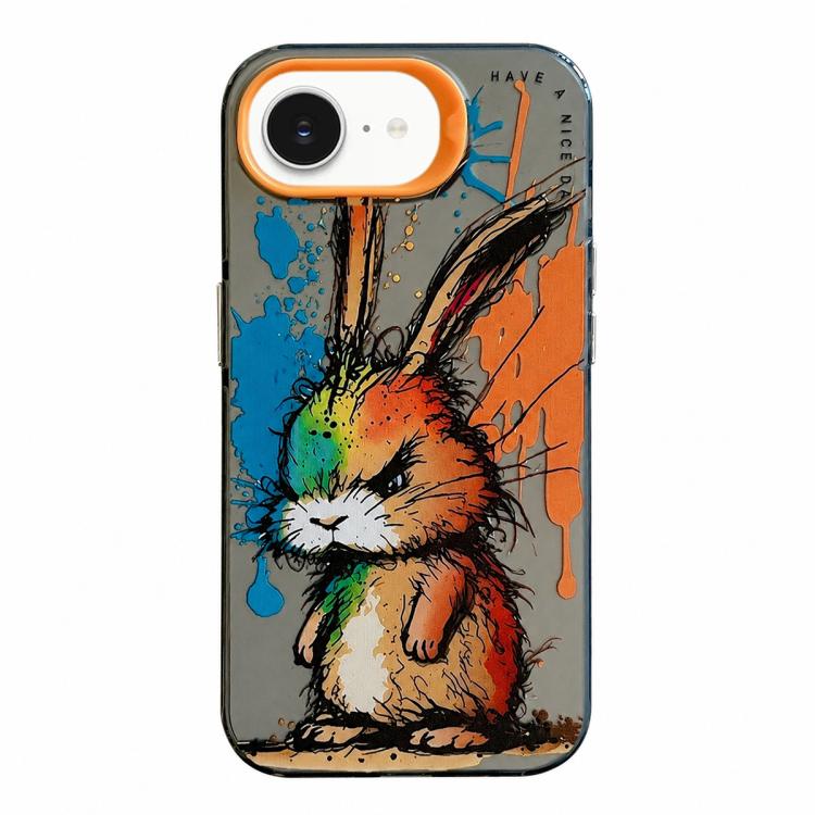 Animal Pattern Oil Painting Series PC + TPU Phone Case, For iPhone 14 Pro, For iPhone 14 Pro Max, For iPhone 7 / 8 / SE 2020