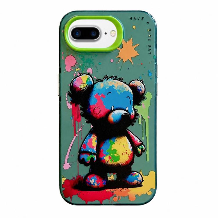 Coque de téléphone PC + TPU motif animal, pour iPhone XR, pour iPhone XS Max, pour iPhone 7 Plus / 8 Plus