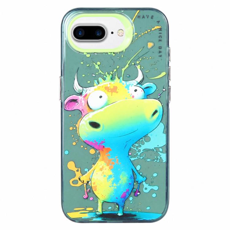 Coque de téléphone PC + TPU motif animal, pour iPhone XR, pour iPhone XS Max, pour iPhone 7 Plus / 8 Plus