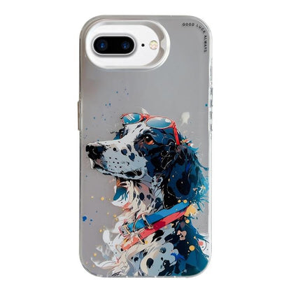 Coque de téléphone PC + TPU motif animal, pour iPhone XR, pour iPhone XS Max, pour iPhone 7 Plus / 8 Plus