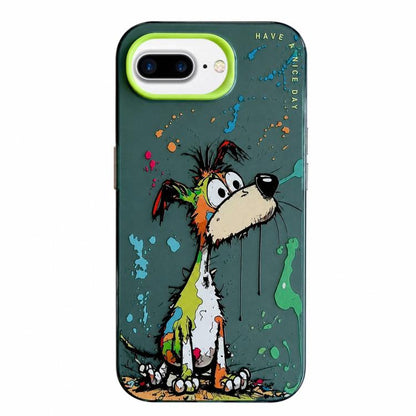 Coque de téléphone PC + TPU motif animal, pour iPhone XR, pour iPhone XS Max, pour iPhone 7 Plus / 8 Plus