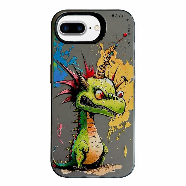 Coque de téléphone PC + TPU motif animal, pour iPhone XR, pour iPhone XS Max, pour iPhone 7 Plus / 8 Plus