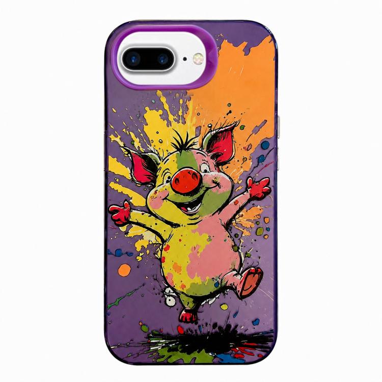Coque de téléphone PC + TPU motif animal, pour iPhone XR, pour iPhone XS Max, pour iPhone 7 Plus / 8 Plus