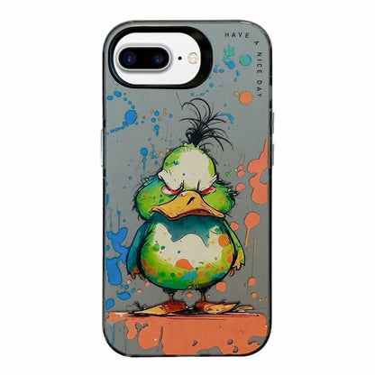 Coque de téléphone PC + TPU motif animal, pour iPhone XR, pour iPhone XS Max, pour iPhone 7 Plus / 8 Plus