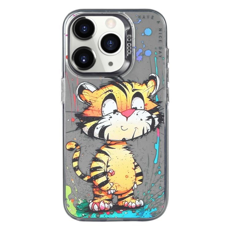Animal Pattern Oil Painting Series PC + TPU Phone Case, For iPhone 11, For iPhone 11 Pro, For iPhone X / XS