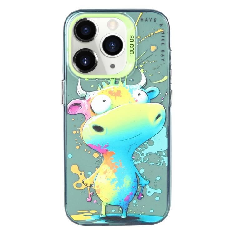 Animal Pattern Oil Painting Series PC + TPU Phone Case, For iPhone 11, For iPhone 11 Pro, For iPhone X / XS