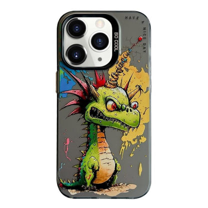 Animal Pattern Oil Painting Series PC + TPU Phone Case, For iPhone 11, For iPhone 11 Pro, For iPhone X / XS