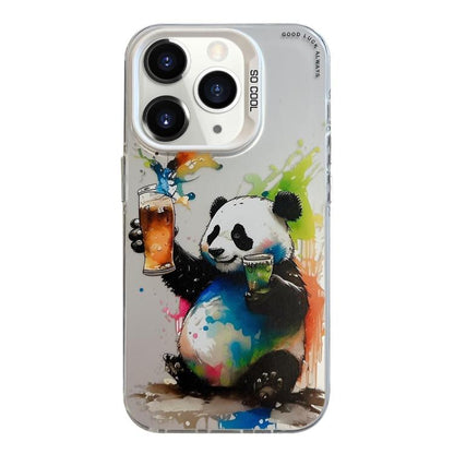 Animal Pattern Oil Painting Series PC + TPU Phone Case, For iPhone 11, For iPhone 11 Pro, For iPhone X / XS