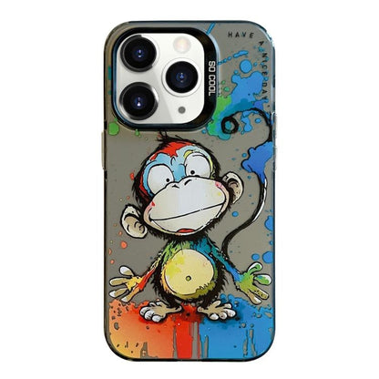 Animal Pattern Oil Painting Series PC + TPU Phone Case, For iPhone 11, For iPhone 11 Pro, For iPhone X / XS