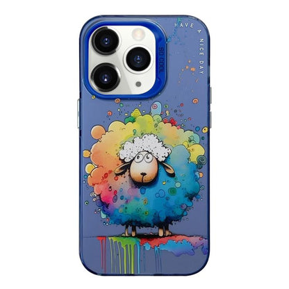 Animal Pattern Oil Painting Series PC + TPU Phone Case, For iPhone 11, For iPhone 11 Pro, For iPhone X / XS